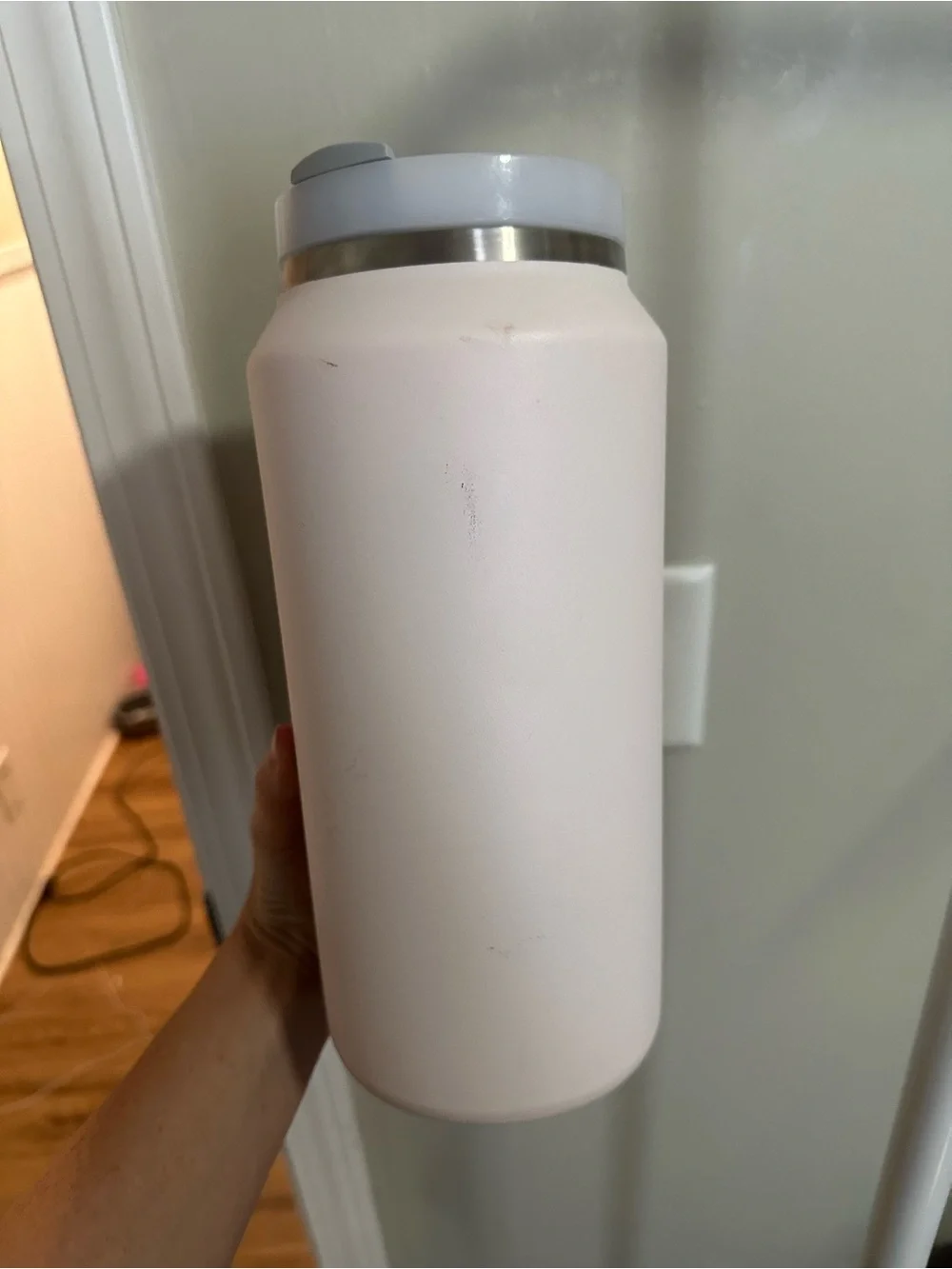 Stanley light pink 64oz water tumbler